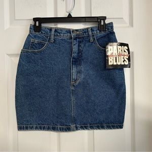 Paris Blues‎ Y2K Vintage Denim Jeans Skirt Womens Size 9 NWT
